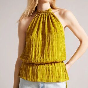 Ted Baker Drawstring Halter Top